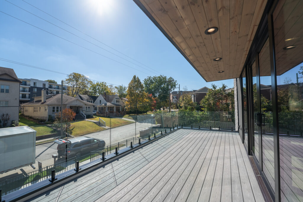 3122 B Belwood - by Rainer Schuertzmann-22 patio area with glass railing overlooking a westend neighborhood